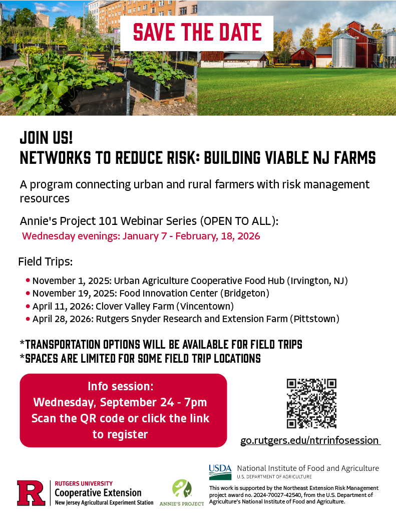 Flyer for webinars and field trips